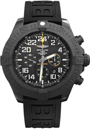 Breitling Avenger Hurricane Watch - 50mm Breitlight Case - Volcano Black Dial - Black Diver Pro III Strap - XB1210E4/BE89/154S/X20S.1 - Luxury Time NYC