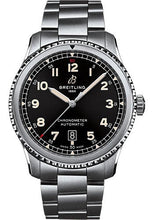 Load image into Gallery viewer, Breitling Aviator 8 Automatic 41 Watch - Stainless Steel - Black Dial - Metal Bracelet - A17315101B1A1 - Luxury Time NYC