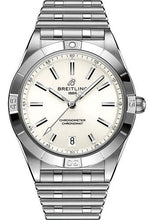 Load image into Gallery viewer, Breitling Chronomat Automatic 36 Watch - Stainless Steel - White Dial - Metal Bracelet - A10380101A3A1 - Luxury Time NYC