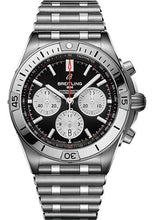 Load image into Gallery viewer, Breitling Chronomat B01 42 Watch - Stainless Steel - Black Dial - Metal Bracelet - AB0134101B1A1 - Luxury Time NYC