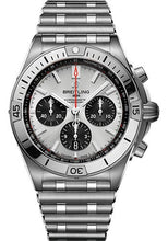 Load image into Gallery viewer, Breitling Chronomat B01 42 Watch - Stainless Steel - Silver Dial - Metal Bracelet - AB0134101G1A1 - Luxury Time NYC