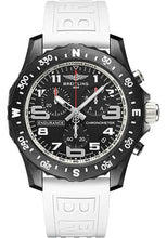 Load image into Gallery viewer, Breitling Endurance Pro Watch - Breitlight® - Black Dial - White Rubber Strap - Tang Buckle - X82310A71B1S1 - Luxury Time NYC