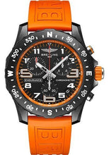Load image into Gallery viewer, Breitling Endurance Pro Watch - Breitlight¬Æ - Black Dial - Orange Rubber Strap - Tang Buckle - X82310A51B1S1 - Luxury Time NYC