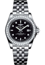 Load image into Gallery viewer, Breitling Galactic 32 Sleek Watch - Stainless Steel - Black Dial - Metal Bracelet - A71330531B1A1 - Luxury Time NYC