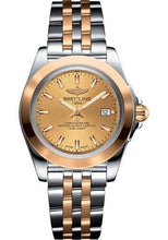 Load image into Gallery viewer, Breitling Galactic 32 Sleek Watch - Steel &amp; rose Gold - Golden Sun Dial - Steel And Rose Gold Bracelet - C7133012/H549/792C - Luxury Time NYC