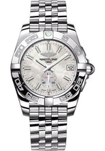 Load image into Gallery viewer, Breitling Galactic 36 Automatic Watch - Steel - Mother-Of-Pearl Dial - Steel Bracelet - A3733012/A788/376A - Luxury Time NYC