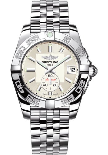 Breitling Galactic 36 Automatic Watch - Steel - Silver Dial - Steel Bracelet - A37330121G1A1 - Luxury Time NYC