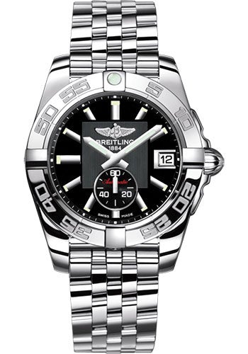 Breitling Galactic 36 Automatic Watch - Steel - Volcano Black Dial - Steel Bracelet - A3733012/BA33/376A - Luxury Time NYC