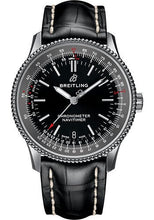 Load image into Gallery viewer, Breitling Navitimer 1 Automatic 38 Watch - Steel Case - Black Dial - Black Croco Strap - A17325241B1P1 - Luxury Time NYC