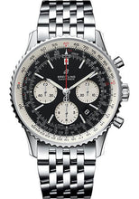 Load image into Gallery viewer, Breitling Navitimer 1 B01 Chronograph 43 Watch - Steel Case - Black Dial - Steel Pilot Bracelet - AB0121211B1A1 - Luxury Time NYC