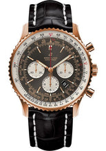 Load image into Gallery viewer, Breitling Navitimer 1 B01 Chronograph 46 Watch - Red Gold Case - Anthracite Dial - Black Croco Strap - RB0127121F1P1 - Luxury Time NYC