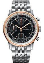Load image into Gallery viewer, Breitling Navitimer 1 Chronograph 41 Watch - Steel and Red Gold Case - Black Dial - Steel Pilot Bracelet - U13324211B1A1 - Luxury Time NYC