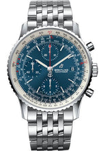 Load image into Gallery viewer, Breitling Navitimer 1 Chronograph 41 Watch - Steel Case - Aurora Blue Dial - Steel Pilot Bracelet - A13324121C1A1 - Luxury Time NYC