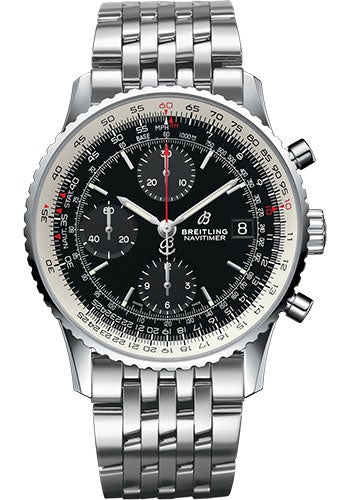 Breitling Navitimer 1 Chronograph Automatic Chronometer Black Dial Men's  Watch AB0127211B1A1 