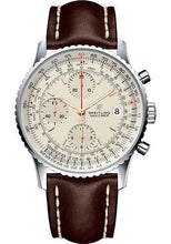 Load image into Gallery viewer, Breitling Navitimer 1 Chronograph 41 Watch - Steel Case - Mercury Silver Dial - Brown Leather Strap - A13324121G1X1 - Luxury Time NYC