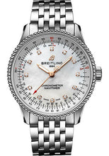 Load image into Gallery viewer, Breitling Navitimer Automatic 35 Watch - Stainless Steel - Mother-Of-Pearl Dial - Metal Bracelet - A17395211A1A1 - Luxury Time NYC