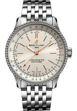 Load image into Gallery viewer, Breitling Navitimer Automatic 35 Watch - Stainless Steel - Silver Dial - Metal Bracelet - A17395F41G1A1 - Luxury Time NYC