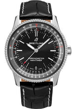 Load image into Gallery viewer, Breitling Navitimer Automatic 38 Watch - Steel - Black Dial - Black Croco Strap - Folding Buckle - A17325241B1P2 - Luxury Time NYC