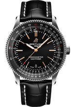 Load image into Gallery viewer, Breitling Navitimer Automatic 41 Watch - Stainless Steel - Black Dial - Black Alligator Leather Strap - Folding Buckle - A17326241B1P2 - Luxury Time NYC