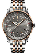 Load image into Gallery viewer, Breitling Navitimer Automatic 41 Watch - Steel and 18K Red Gold - Anthracite Dial - Metal Bracelet - U17326121M1U1 - Luxury Time NYC