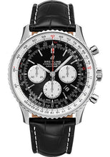 Load image into Gallery viewer, Breitling Navitimer B01 Chronograph 46 Watch - Steel - Black Dial - Black Croco Strap - Folding Buckle - AB0127211B1P2 - Luxury Time NYC