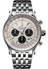 Load image into Gallery viewer, Breitling Navitimer B03 Chronograph Rattrapante 45 Watch - Stainless Steel - Silver Dial - Metal Bracelet - AB0311211G1A1 - Luxury Time NYC