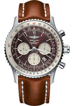 Load image into Gallery viewer, Breitling Navitimer B03 Chronograph Rattrapante 45 Watch - Steel - Panamerican Bronze Dial - Gold Leather Strap - Folding Buckle - AB031021/Q615/440X/A20D.1 - Luxury Time NYC
