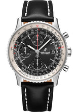 Load image into Gallery viewer, Breitling Navitimer Chronograph 41 Watch - Steel - Black Dial - Black Leather Strap - Folding Buckle - A13324121B1X2 - Luxury Time NYC