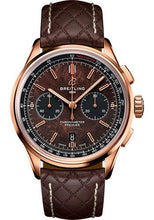 Load image into Gallery viewer, Breitling Premier B01 Chronograph 42 Bentley Centenary Limited Edition Watch - 18K Red Gold - Brown Dial - Brown Calfskin Leather Strap - Tang Buckle Limited Edition - RB01181A1Q1X1 - Luxury Time NYC