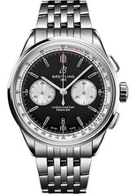 Load image into Gallery viewer, Breitling Premier B01 Chronograph 42 Watch - Stainless Steel - Black Dial - Metal Bracelet - AB0118371B1A1 - Luxury Time NYC