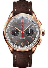 Load image into Gallery viewer, Breitling Premier B01 Chronograph 42 Wheels and Waves Limited Edition Watch - 18K Red Gold - Anthracite Dial - Brown Calfskin Leather Strap - Tang Buckle Limited Edition of 100 - RB0118A31B1X1 - Luxury Time NYC