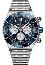 Load image into Gallery viewer, Breitling Super Chronomat B01 44 Watch - Stainless Steel - Blue Dial - Metal Bracelet - AB0136161C1A1 - Luxury Time NYC