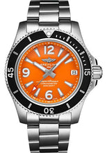 Load image into Gallery viewer, Breitling Superocean Automatic 36 Watch - Stainless Steel - Orange Dial - Metal Bracelet - A17316D71O1A1 - Luxury Time NYC