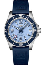 Load image into Gallery viewer, Breitling Superocean Automatic 36 Watch - Steel - Blue Dial - Blue Diver Pro III Strap - Tang Buckle - A17316D81C1S1 - Luxury Time NYC