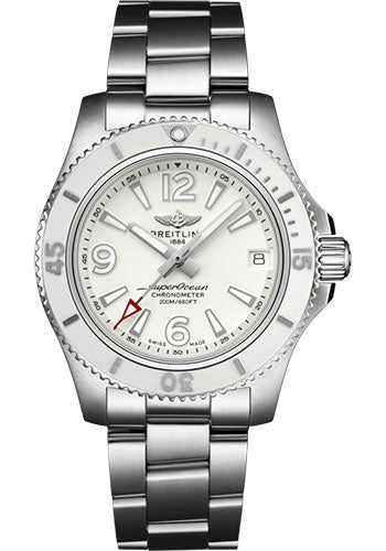 Breitling Superocean Automatic 36 Watch Steel White Dial