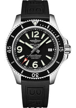 Load image into Gallery viewer, Breitling Superocean Automatic 42 Watch - Steel - Black Dial - Black Diver Pro III Strap - Tang Buckle - A17366021B1S1 - Luxury Time NYC