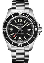 Load image into Gallery viewer, Breitling Superocean Automatic 44 Watch - Steel - Black Dial - Steel Bracelet - A17367D71B1A1 - Luxury Time NYC