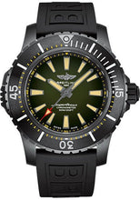 Load image into Gallery viewer, Breitling Superocean Automatic 48 Watch - DLC-Coated Titanium - Green Dial - Black Rubber Strap - Tang Buckle - V17369241L1S1 - Luxury Time NYC