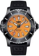 Load image into Gallery viewer, Breitling Superocean Automatic 48 Watch - Titanium - Yellow Dial - Black Rubber Strap - Tang Buckle - E17369241I1S1 - Luxury Time NYC