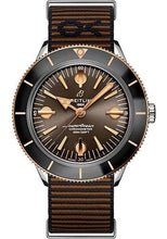 Load image into Gallery viewer, Breitling Superocean Heritage &#39;57 Outerknown Limited Edition Watch - Steel and 18K Red Gold - Bronze Dial - Brown Econyl¬Æ Yarn Strap - Tang Buckle Limited Edition of 500 - U103701A1Q1W1 - Luxury Time NYC