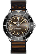 Load image into Gallery viewer, Breitling Superocean Heritage &#39;57 Outerknown Watch - Stainless Steel - Bronze Dial - Brown Econyl® Yarn Strap - Tang Buckle - A103703A1Q1W1 - Luxury Time NYC