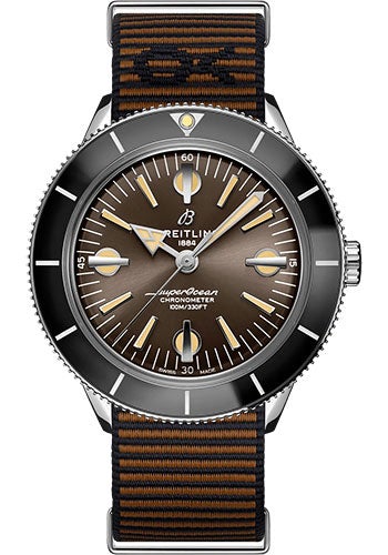 Breitling Superocean Heritage '57 Outerknown Watch - Stainless Steel - – Luxury Time NYC Breitling Superocean Heritage '57 Outerknown Watch - Stainless Steel - – Luxury Time NYC