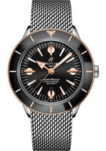 Load image into Gallery viewer, Breitling Superocean Heritage &#39;57 Watch - Steel and 18K Red Gold - Black Dial - Metal Bracelet - U10370121B1A1 - Luxury Time NYC
