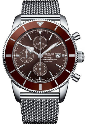 Breitling Superocean Heritage Chronograph 46 Watch - Steel - Copperhead Bronze Dial - Steel Bracelet - A13312331Q1A1 - Luxury Time NYC
