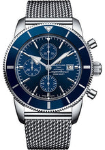 Load image into Gallery viewer, Breitling Superocean Heritage Chronograph 46 Watch - Steel - Gun Blue Dial - Steel Bracelet - A13312161C1A1 - Luxury Time NYC
