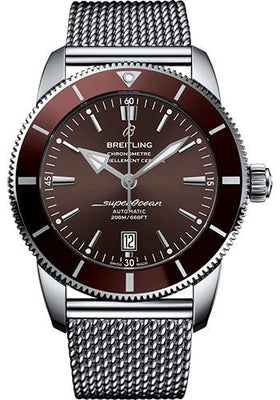 Breitling Superocean Heritage II 46 Watch - Steel Case - Copperhead Bronze Dial - Steel Strap - Ocean Classic Bracelet - AB202033/Q618/152A - Luxury Time NYC