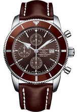 Load image into Gallery viewer, Breitling Superocean Heritage II Chronograph 46 Watch - Steel Case - Copperhead Bronze Dial - Brown Leather Strap - A1331233/Q616/444X/A20D.1 - Luxury Time NYC