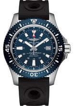 Load image into Gallery viewer, Breitling Superocean II 44 Watch - Steel - Mariner Blue Dial - Black Ocean Racer II Strap - Tang Buckle - Y1739316/C959/227S/A20SS.1 - Luxury Time NYC