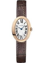 Load image into Gallery viewer, Cartier Baignoire Watch - 25.30 mm Pink Gold Case - Brown Alligator Strap - W8000017 - Luxury Time NYC