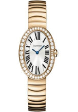 Load image into Gallery viewer, Cartier Baignoire Watch - Small Pink Gold Diamond Case - Gold Bracelet - WB520002 - Luxury Time NYC